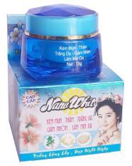 Kem Mụn Thâm, Dưỡng Trắng Da Mặt, Giảm Nhờn Làm Mịn Da Nano White 15g