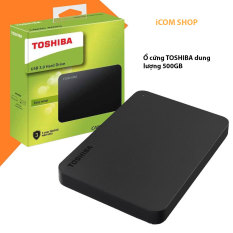 Ổ cứng di động 500GB TOSHIBA (gắn ngoài) 3.0