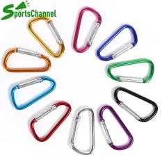 sportschannel 10 chiếc Hợp Kim Nhôm Caro D Chống Móc Khoá Cắm Trại Leo Núi Móc Khóa Tích Tắc Móc Khóa An Toàn (ngẫu nhiên)
