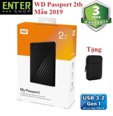 Ổ cứng di động WD My Passport 2Tb Model 2019 Tặng túi chống sốc