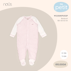 Giảm Thêm 8% Bộ Quần Áo Liền Thân Bodysuit Kèm Tất Nous Cho Bé Gái Bé Trai Chất Nu Velours (Size Từ 0-3 Tháng Đến 9-12 Tháng)
