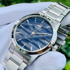 Đồng hồ Nam Orient Sport Sentinel FAC05002D0 Mặt xanh,Lịch ngày-Máy cơ-Dây kim loại cao cấp-Size 40mm