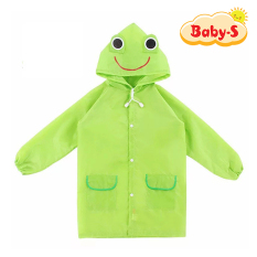 Áo mưa trẻ em xuất Nhật cho bé 2-7 tuổi chất poly dày dặn không thấm nước hình thú vui nhộn đủ màu sắc xinh xắn Baby-S– SAM001