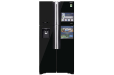 [Giao tại HCM] Tủ lạnh Hitachi Inverter 540 lít R-FW690PGV7(GBK) – Lấy nước bên ngoài – Bảng điều khiển bên ngoài – Mặt gương sang trọng, dễ vệ sinh