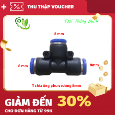 [Bịch 2 cái] Nối T dây phun sương 8mm