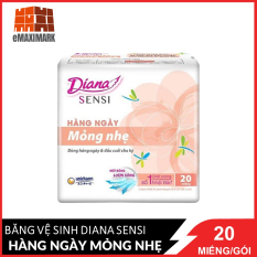 [HCM]Băng vệ sinh Diana Sensi Hàng ngày Mỏng nhẹ 20 miếng/gói