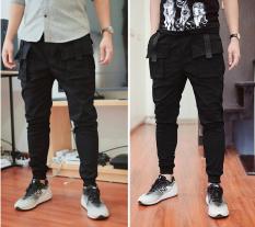 Quần jogger nam túi hộp bo chân