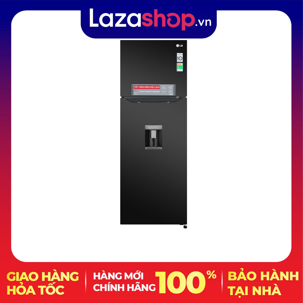 [Giao tại HCM] Tủ lạnh LG Inverter 315 lít GN-D315BL – Tiện ích:Ngăn kéo linh hoạt Khay đá di động Inverter tiết kiệm điện Lấy nước bên ngoài Chẩn đoán lỗi thông minh Smart Diagnosis Ngăn rau giữ ẩm nhiều chế độ