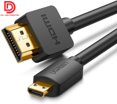 Cáp Micro HDMI 1,5M Chuẩn D to HDMI chuẩn A Chính hãng Ugreen 30102