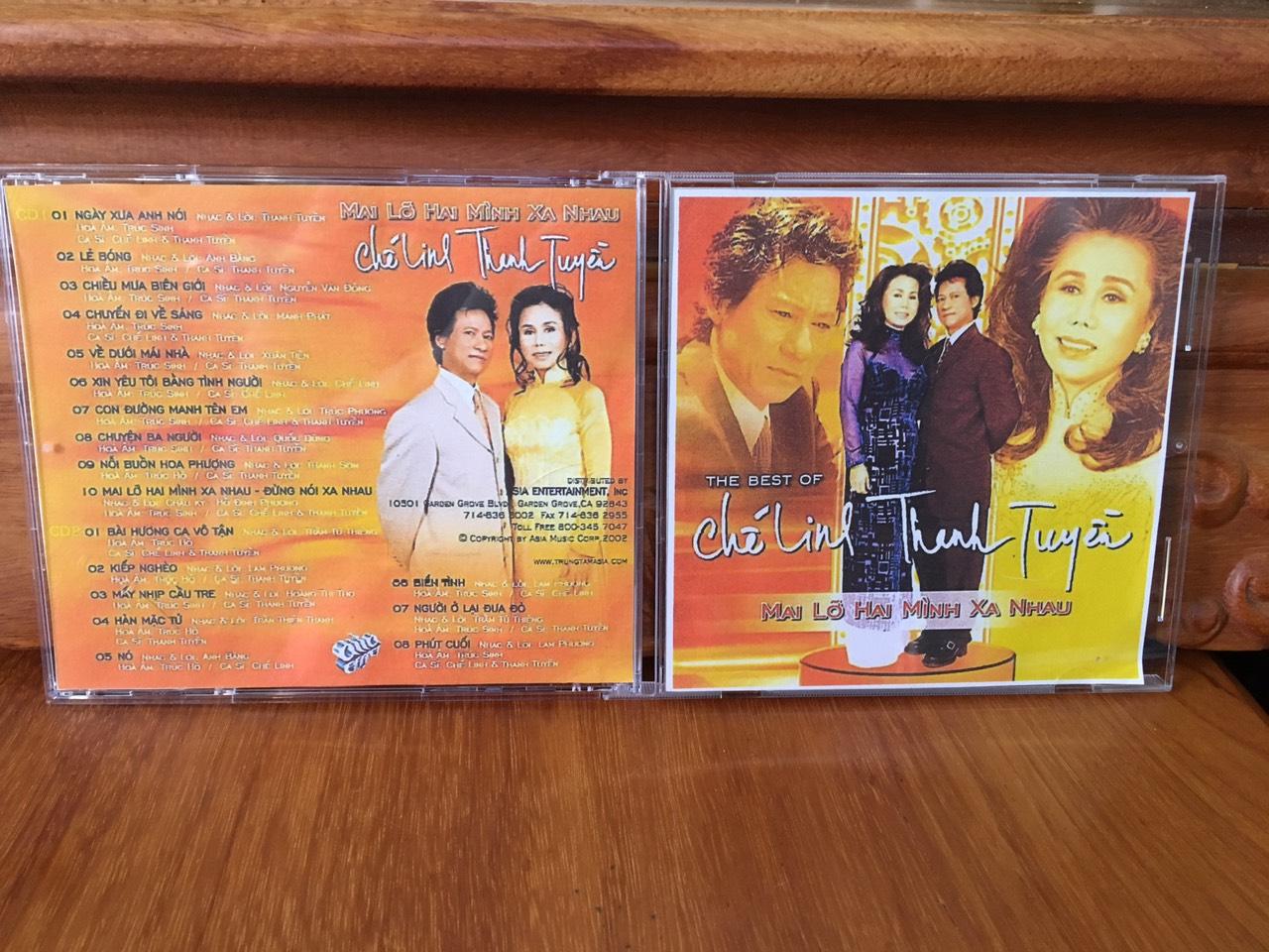 [MDCD] Bộ 2 đĩa CD Song Ca Chế Linh Thanh Tuyền - Mai lỡ hai mình xa nhau