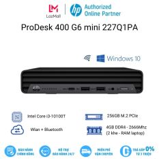 [Duy nhất 5.1 – Voucher 500K] Máy tính đồng bộ HP ProDesk 400 G6 SFF 227Q1PA ( Core i3-10100T/4GB/256GB SSD/Win10) – Hàng chính hãng