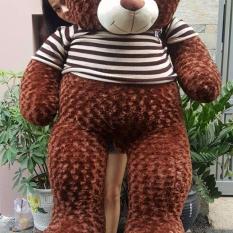 GẤU BÔNG TEDDY CAO CẤP KHỔ VẢI 1M4 DÀI 1M2 MÀU NÂU HÀNG VNXK