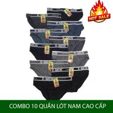 Combo 10 Quần Lót Nam – quần sịp xì nam co giãn X.men vải thun cao cấp cho mọi lứa tuổi từ 40-85kg