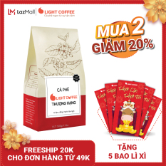 [MUA 2 GIẢM 20% + 5 BAO LÌ XÌ] Cà phê bột Light Coffee THƯỢNG HẠNG, vị đậm , đắng , mạnh , hậu ngọt , 100% nguyên chất, không tẩm ướp , không pha trộn hương liệu – gói 500g