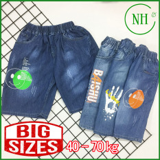 Quần cho bé trai size đại từ 40kg – 70kg, quần short bé trai lưng thun co giãn nhẹ – NH Shop