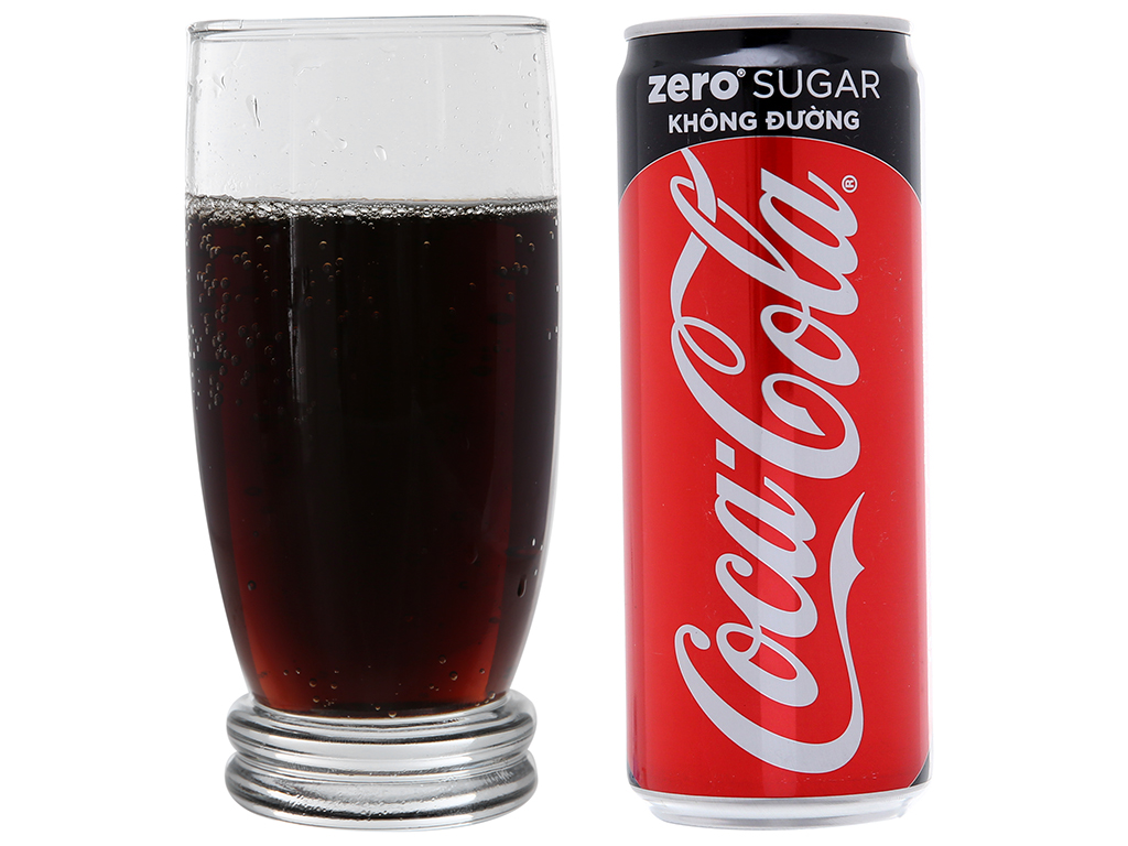 [Siêu thị VinMart] - Nước giải khát Zero Coca Cola không đường lon 330ml
