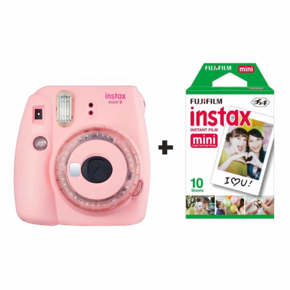 Bán Máy Chụp Ảnh Lấy Ngay Fujifilm Instax Mini 9 Clear Pink Tặng Kèm 10 Tấm  Film Ảnh | Báo Giá Rẻ 1.530.000₫