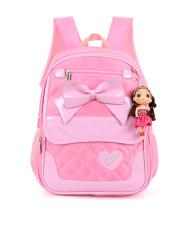 Balo siêu nhẹ chống mỏi lưng SB13 Kèm búp bê cho bé lớp 1-3 Tặng bộ dụng cụ học tập