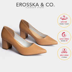 Giày cao gót Erosska mũi nhọn kiểu dáng cơ bản cao 5cm EP011 (BR)