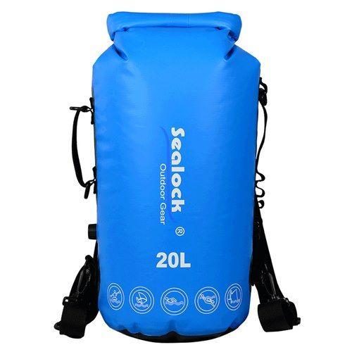 Túi chống nước (túi khô) Sealock 2019 có nút xả hơi bên hông 20L Quai có thể tháo rời