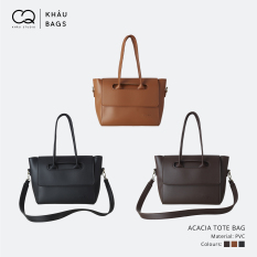 Túi tote da KHÂU BY CQ đeo chéo Acacia đựng vừa A4, Laptop