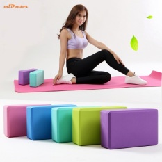 Gối, Gạch Tập Yoga miDoctor Màu Xanh Dương Cao Cấp – Gối Yoga – Gạch Tập Yoga