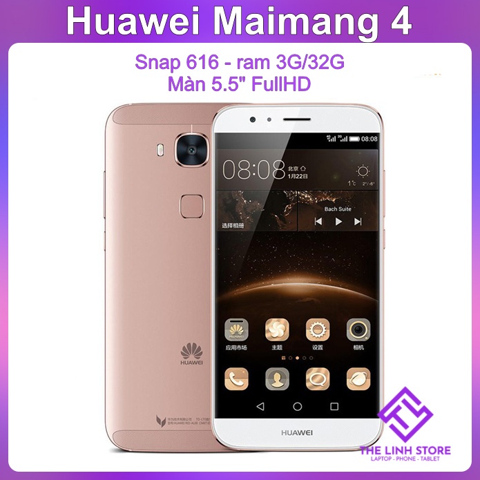 Điện thoại Huawei Maimang 4 màn 5.5 FullHD - Snap 616 ram 3G 32G
