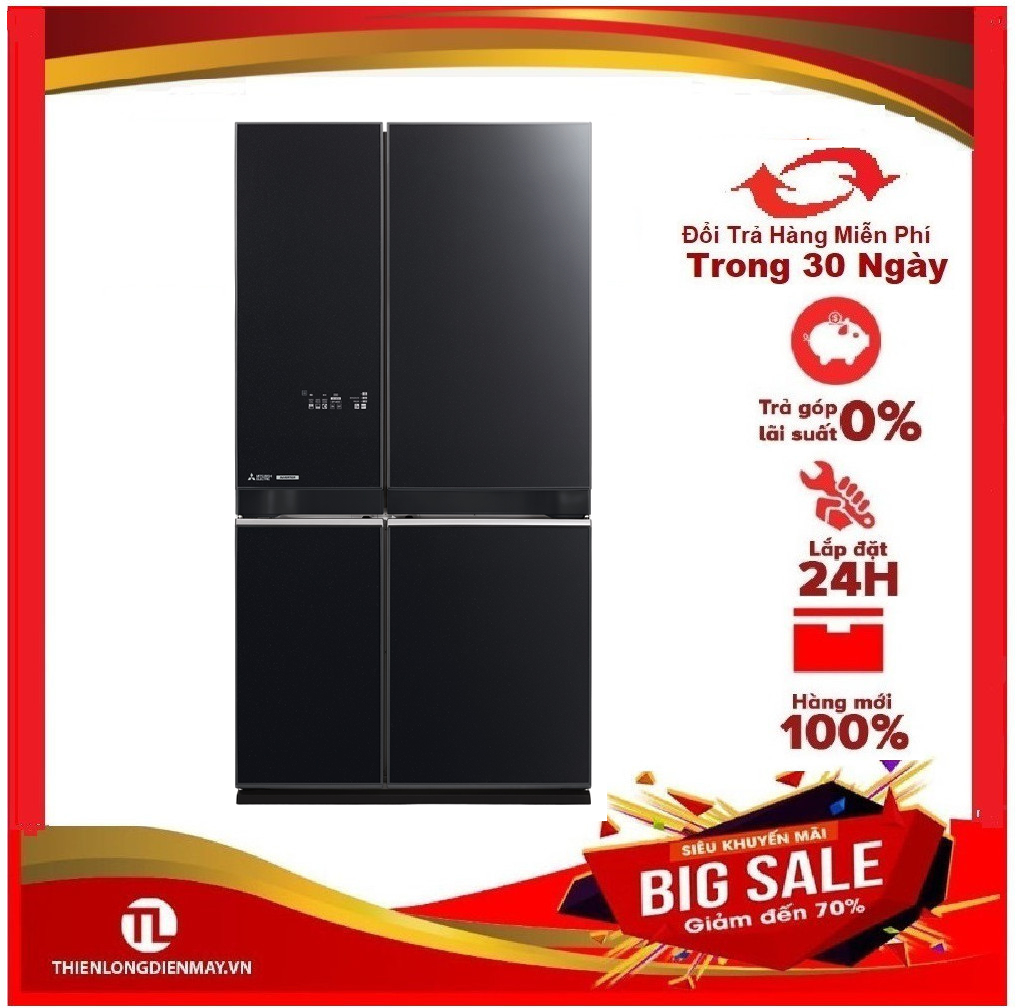 Tủ lạnh Mitsubishi Electric Inverter 635 lít MR-LA78ER-GBK-V – MIỄN PHÍ GIAO LẮP HCM