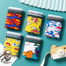 Combo 5 quần sịp boxer nam quần lót nam siêu nhân, doremon, quần xì nam hoạt hình cute dễ thương