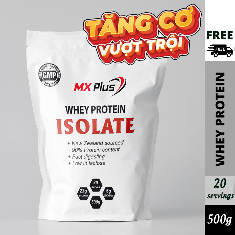 (Tặng bình lắc) COMBO 2 túi Sữa Tăng Cơ Giảm Mỡ - Whey Isolate Protein MX Plus (40 lần dùng)