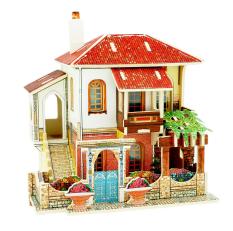 Mô hình nhà gỗ DIY – 3D Jigsaw Puzzle Wooden Toys HPMB6133