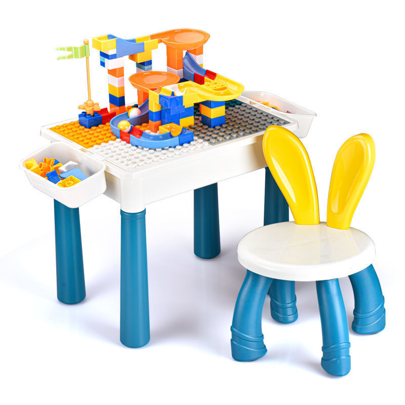 Đồ chơi trẻ em bộ bàn ghế lắp ghép cỡ lớn có thể sử dụng như công cụ sau khi...