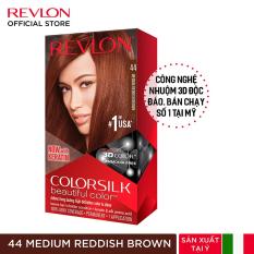 Nhuộm tóc thời trang Revlon Colorsilk 3D – 44 Medium Reddish Brown – Nâu Đỏ Vừa (HSD 6 tháng)