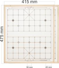 Combo 2 bàn cờ gỗ thông loại thẳng