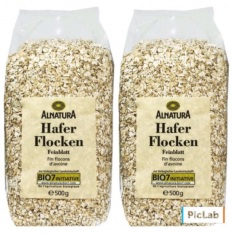 Combo 2 Túi Yến Mạch Đức Alnatura Hafer Flocken 500g (Mỗi túi 500g)