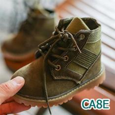 Boot Da Lộn Cổ Thấp Siêu Chất Cho Bé