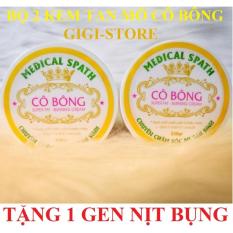 Bộ 2 kem tan mỡ Cô Bông (250g) + Tặng kèm 1 gen nịt bụng