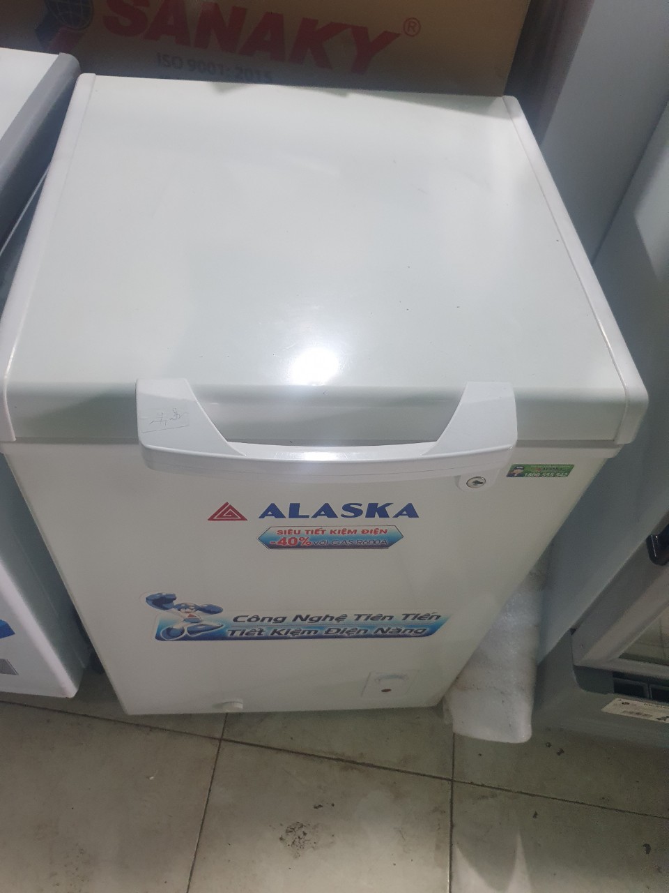 tủ đong alaska 100 lít đẹp đã qua sử dụng lh 0968810979 trước khi đặt hàng vì số lượng có...