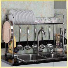 Kệ úp bát đũa inox 80cm
