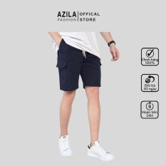 Quần short nam kaki 2 túi hộp BoxBox thiết kế trẻ trung cực năng động thương hiệu Azila – QN37