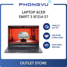 Laptop Acer Swift 3 SF314-57-52GB (NX.HJFSV.001) (i5-1035G1) (Xám) – Laptop cũ