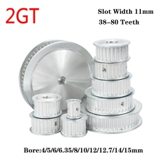 【CW】 Pulley Timing 3d Printer – 1pcs 38-80 Teeth 2gt Type Slot Aliexpress