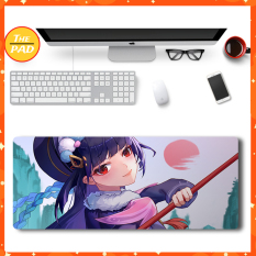 Lót Chuột Genshin Impact Các Nhân Vật Bản Mới. Kích Thước 30×80 cm, 40x90cm, In 3D Đẹp