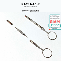 Tua vít sửa kính 2 đầu Kami Nachi – Móc khóa đa năng phối đầu tô vít đa dụng