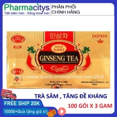 Trà sâm gói Hàn Quốc hộp 100 gói HSD 2023 giúp cơ thể khỏe mạnh