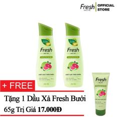 Bộ Dầu Gội Dưỡng Tóc Tinh Dầu Bưởi Fresh 180g + TẶNG KÈM Dầu Xả Dưỡng Tóc Tinh Dầu Bưởi 65g