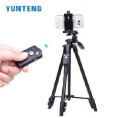 Tripod, chân máy ảnh và điện thoại YUNTENG VCT5208 (Kèm Remote Bluetooth, Kẹp Điện thoại, Túi) – Phân phối bởi Android World