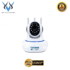 Camera IP Wifi Yoosee 3 Râu 2.0M FullHD 1080P 10 đèn hồng ngoại đàm thoại 2 chiều (Trắng) – Phụ Kiện 1986
