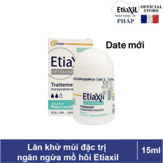 Lăn khử mùi Etiaxil ngăn ngừa mồ hôi dành cho DA NHẠY CẢM không ướt dính áo hay gây ố vàng 15ml