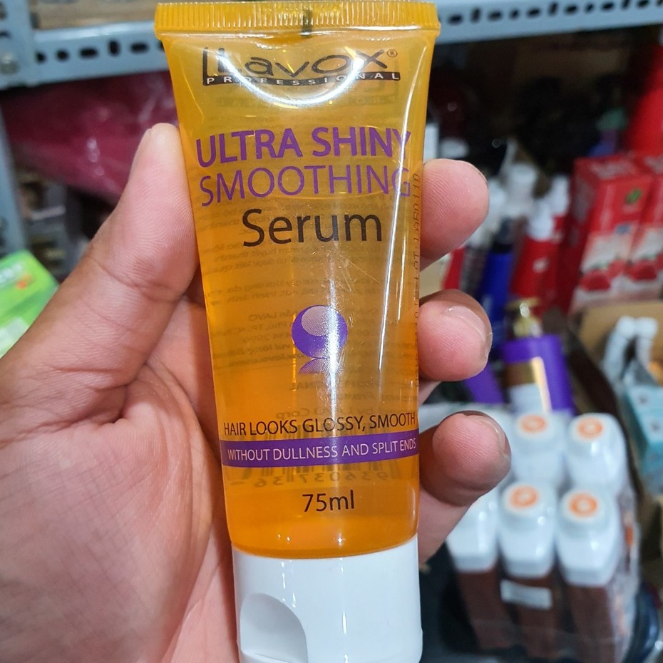 [75ml] Serum huyết thanh dưỡng bóng tóc Lavox Ultra Shiny smoothing nuôi dưỡng tóc khô xơ, xoăn cứng chẻ chẻ...
